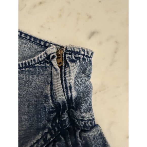 MOTHER The Ruffle Mini Skirt in Denim Size 28 $188 NEW [jb] - Picture 9 of 9